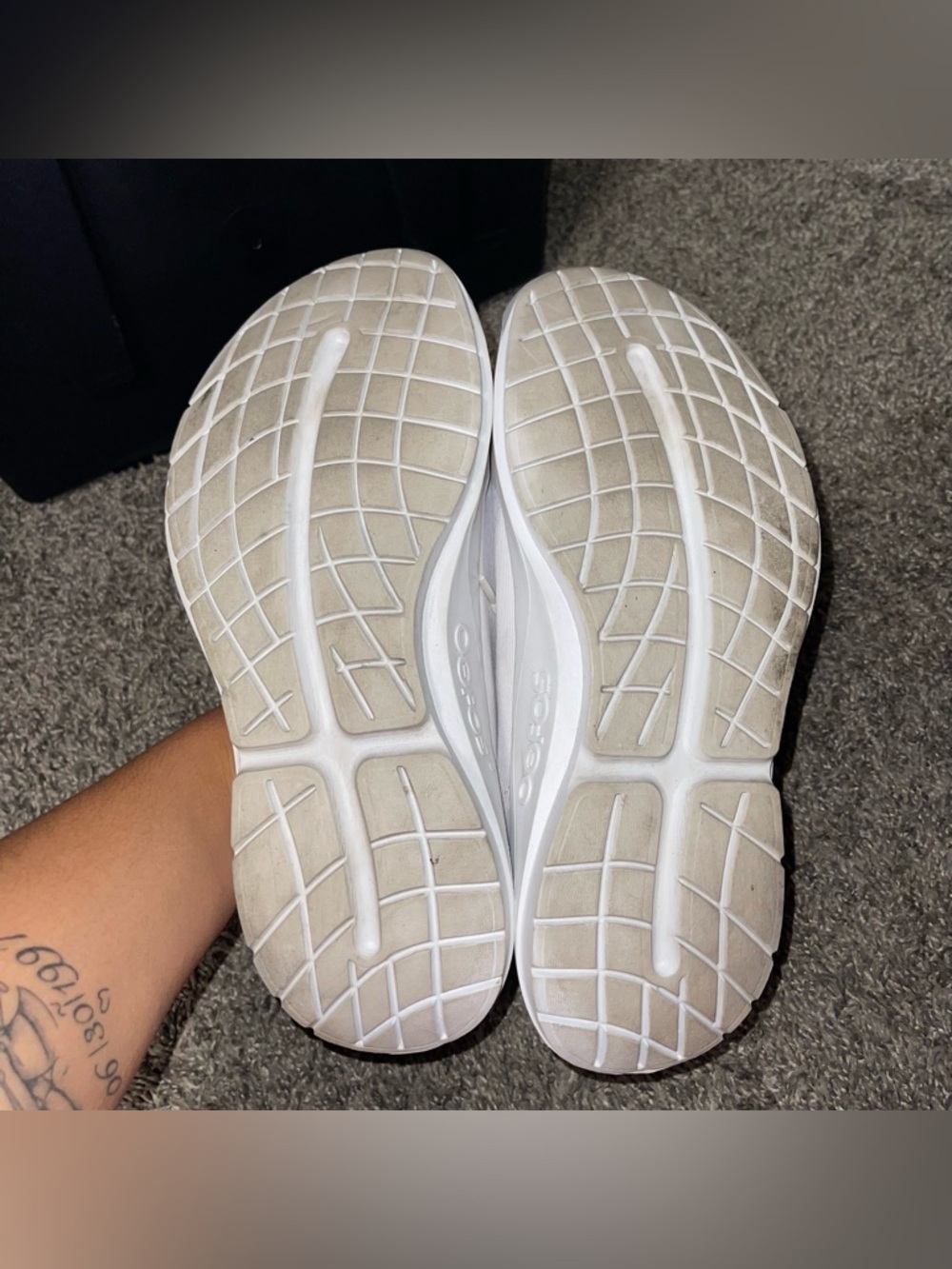 OOFOS OOmg Sport LS Recovery Men’s Sneakers White Size 11 08012024-11 - Picture 5 of 8